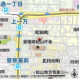 愛媛県生活文化センター周辺の地図