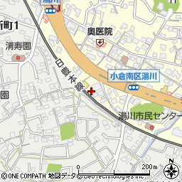 カメラのキタムラ小倉湯川店周辺の地図