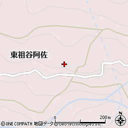 徳島県三好市東祖谷阿佐144周辺の地図