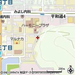 愛媛県松山市若草町周辺の地図