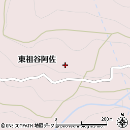 徳島県三好市東祖谷阿佐138周辺の地図