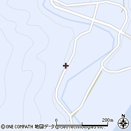 和歌山県新宮市熊野川町西敷屋204周辺の地図