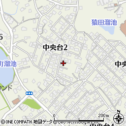 福岡県遠賀郡岡垣町中央台周辺の地図