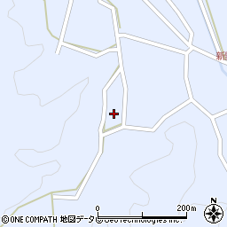 徳島県阿南市新野町鉛ケ谷周辺の地図