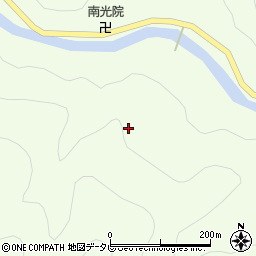 愛媛県新居浜市別子山余慶周辺の地図
