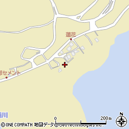 梅崎礦業株式会社　恒見処分場周辺の地図