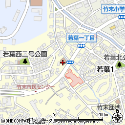 北九州市役所　市民文化スポーツ局竹末市民センター周辺の地図