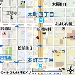 ＥＮＥＯＳ松山ＳＳ周辺の地図