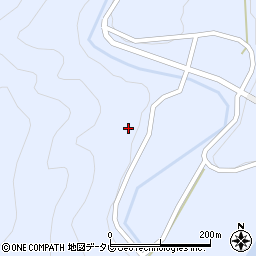 和歌山県新宮市熊野川町西敷屋208周辺の地図