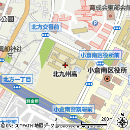 新日本給食株式会社　北九州高校食堂周辺の地図