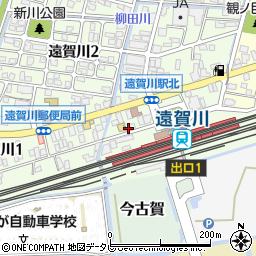 永田美容室周辺の地図
