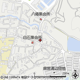 愛媛県松山市溝辺町124-2周辺の地図