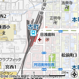 愛媛県松山市味酒町3丁目9周辺の地図