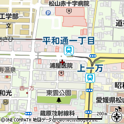 松山検番（一般社団法人）周辺の地図