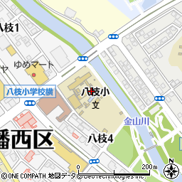 永犬丸児童館学童保育クラブ八枝分館周辺の地図