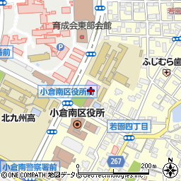 北九州市立小倉南図書館周辺の地図