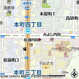 エディオン松山仲村デンキ周辺の地図