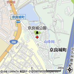 パストラル京良城周辺の地図