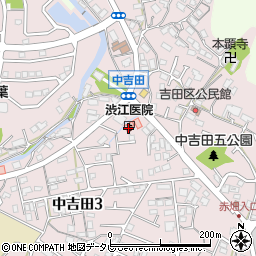 渋江医院周辺の地図