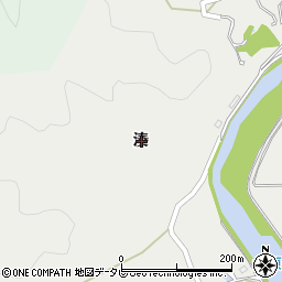 徳島県阿南市福井町湊周辺の地図