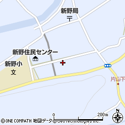 徳島県阿南市新野町（西馬場）周辺の地図
