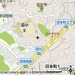 ジョイフル 北九州沼店周辺の地図