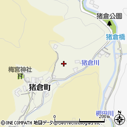 福岡県北九州市八幡東区猪倉町周辺の地図