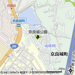 京良城公園トイレ周辺の地図