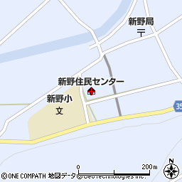 徳島県阿南市新野町西馬場18周辺の地図