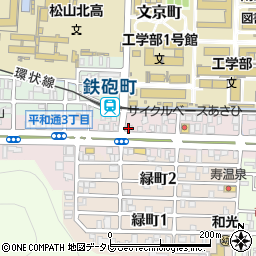 株式会社三福綜合不動産　アパマンショップ愛大・松大前店周辺の地図