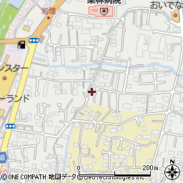 愛媛県松山市溝辺町254周辺の地図