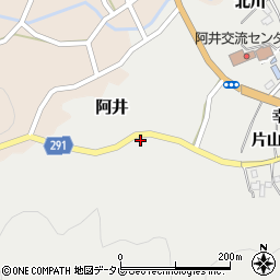 徳島県那賀郡那賀町阿井原周辺の地図