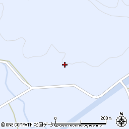 徳島県阿南市新野町西光寺周辺の地図