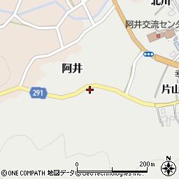 徳島県那賀町（那賀郡）阿井（原）周辺の地図