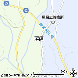 三重県南牟婁郡御浜町栗須周辺の地図