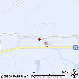徳島県阿南市新野町花免周辺の地図