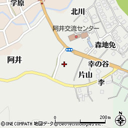 徳島県那賀郡那賀町阿井周辺の地図