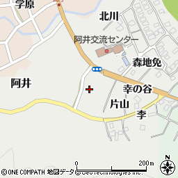 徳島県那賀町（那賀郡）阿井周辺の地図