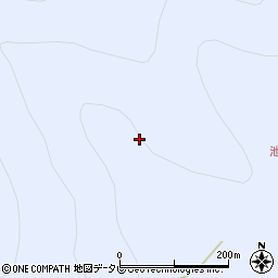 山口県柳井市阿月池の浦周辺の地図