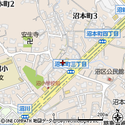 福岡県北九州市小倉南区沼本町周辺の地図