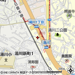 大信薬局 湯川店周辺の地図