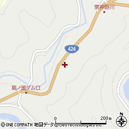 和歌山県日高郡みなべ町東神野川424周辺の地図