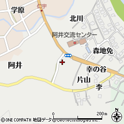 徳島県那賀郡那賀町阿井中通周辺の地図