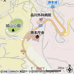 壱岐市勝本庁舎周辺の地図