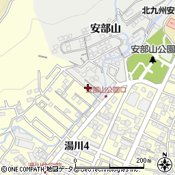 福岡県北九州市小倉南区安部山2-4周辺の地図