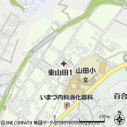 福岡県岡垣町（遠賀郡）東山田周辺の地図