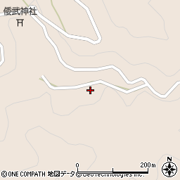 徳島県那賀郡那賀町出羽下久保周辺の地図