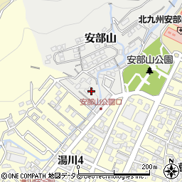 福岡県北九州市小倉南区安部山2-1周辺の地図