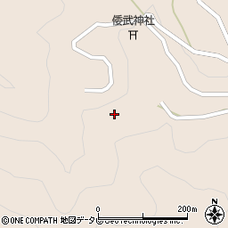 徳島県那賀郡那賀町出羽栗ノ采周辺の地図