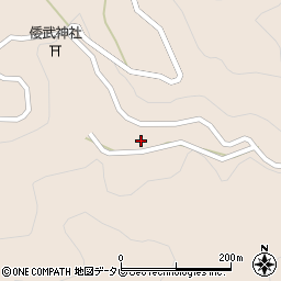 徳島県那賀郡那賀町出羽松本周辺の地図